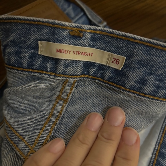 Levi’s Middy Straight Jeans Size 26 x 31 - Picture 3 of 7